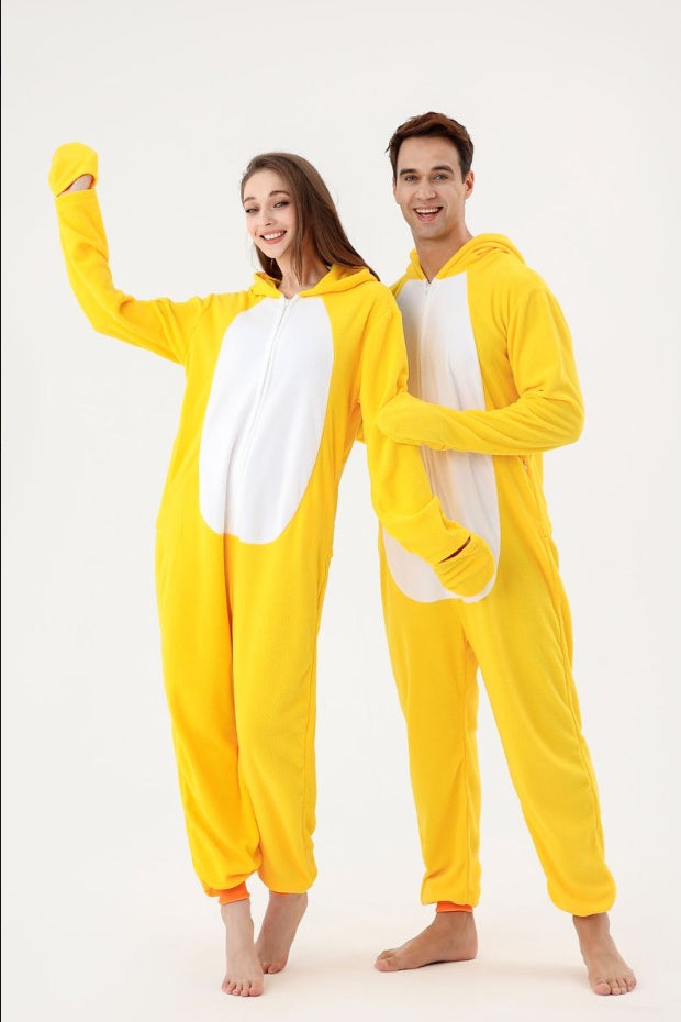 The Ultimate Comfort Crew: Animal Fleece Onesie Pajamas for Couples
