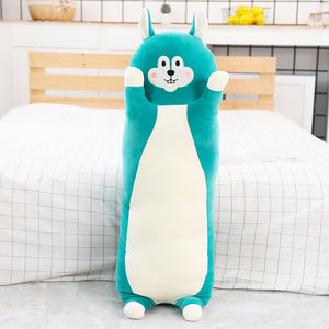 The Cuddle Buddy: 60cm Long Plush Rabbit Pillow & Body Cushion