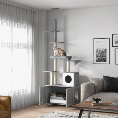 The Pet Palace: Floor-to-Ceiling Cat Tree
