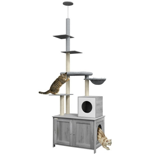 The Pet Palace: Floor-to-Ceiling Cat Tree