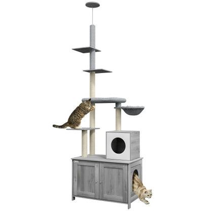 The Pet Palace: Floor-to-Ceiling Cat Tree