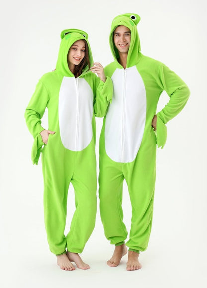 The Ultimate Comfort Crew: Animal Fleece Onesie Pajamas for Couples