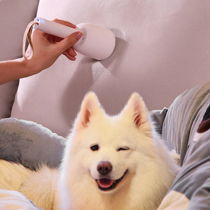 The Desktop Detailer: Mini Wireless Vacuum for Pet Hair and Desktop Cleanups