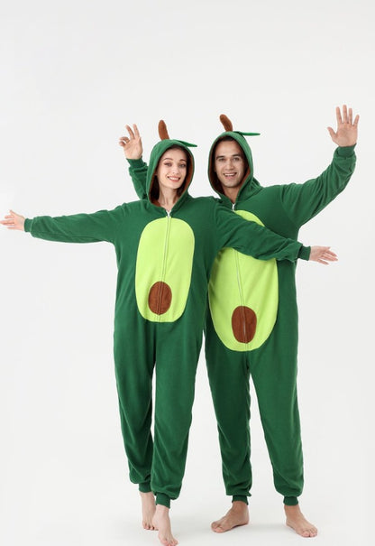 The Ultimate Comfort Crew: Animal Fleece Onesie Pajamas for Couples