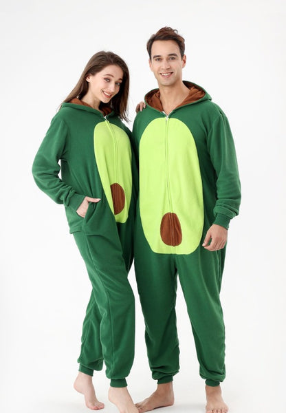 The Ultimate Comfort Crew: Animal Fleece Onesie Pajamas for Couples