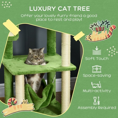 The Oasis Tower: PawHut 56" Cat Tree