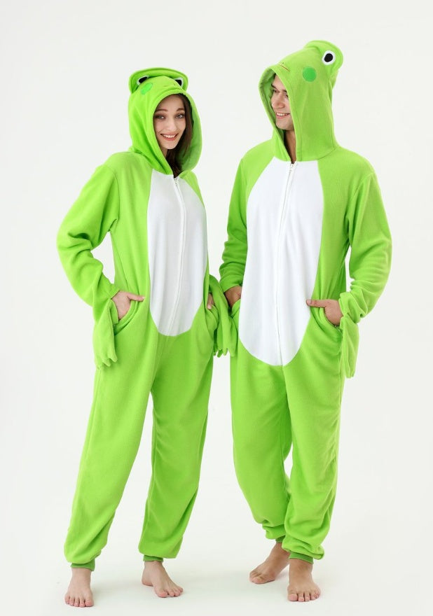 The Ultimate Comfort Crew: Animal Fleece Onesie Pajamas for Couples