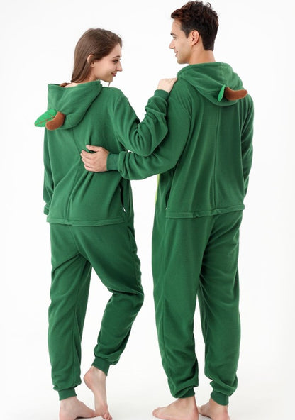 The Ultimate Comfort Crew: Animal Fleece Onesie Pajamas for Couples