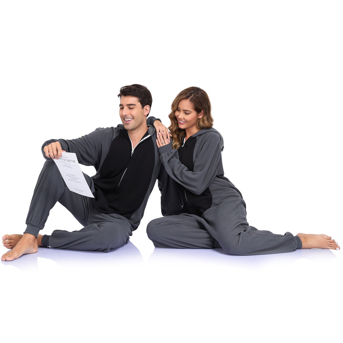 The Ultimate Comfort Crew: Animal Fleece Onesie Pajamas for Couples