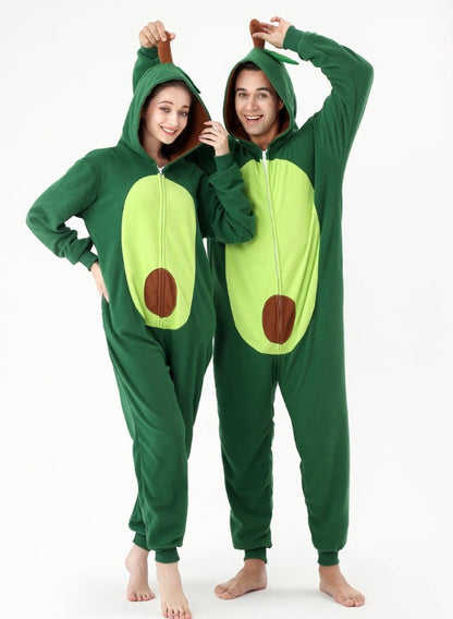 The Ultimate Comfort Crew: Animal Fleece Onesie Pajamas for Couples