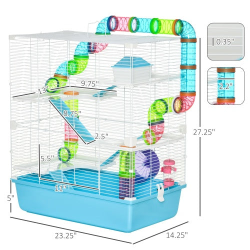 The Pet Paradise: 5-Tier Hamster Habitat