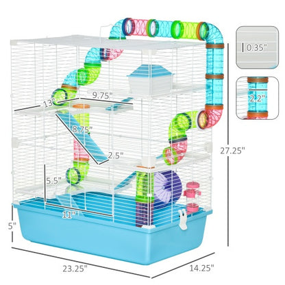The Pet Paradise: 5-Tier Hamster Habitat