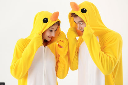 The Ultimate Comfort Crew: Animal Fleece Onesie Pajamas for Couples