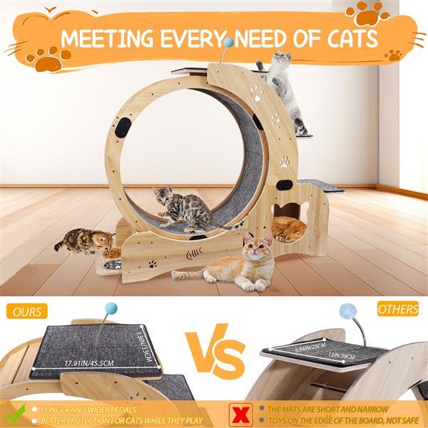 The Whisker Wheel" (6-in-1 Cat Wheel)