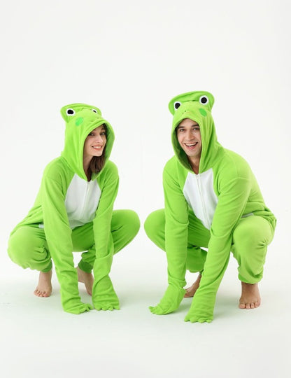 The Ultimate Comfort Crew: Animal Fleece Onesie Pajamas for Couples