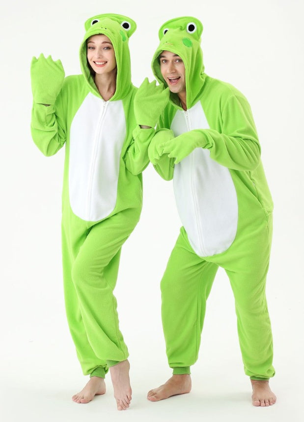 The Ultimate Comfort Crew: Animal Fleece Onesie Pajamas for Couples