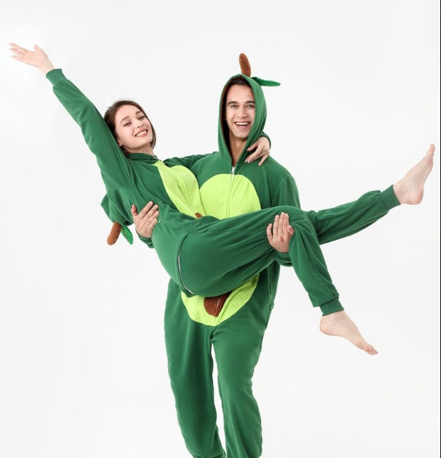 The Ultimate Comfort Crew: Animal Fleece Onesie Pajamas for Couples