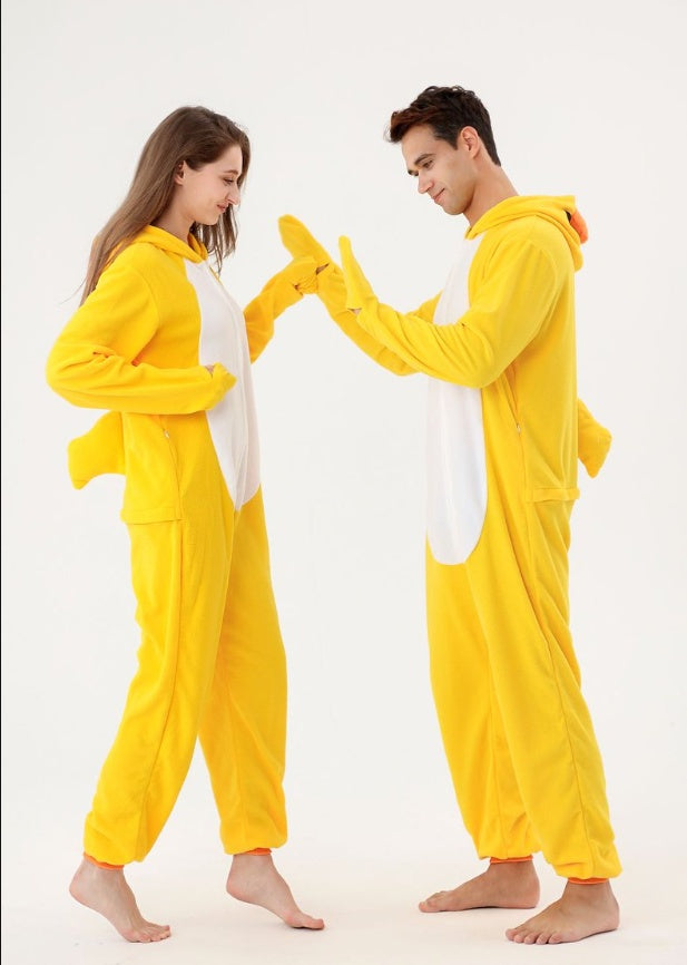 The Ultimate Comfort Crew: Animal Fleece Onesie Pajamas for Couples