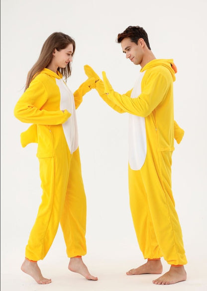The Ultimate Comfort Crew: Animal Fleece Onesie Pajamas for Couples