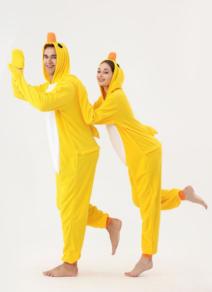 The Ultimate Comfort Crew: Animal Fleece Onesie Pajamas for Couples
